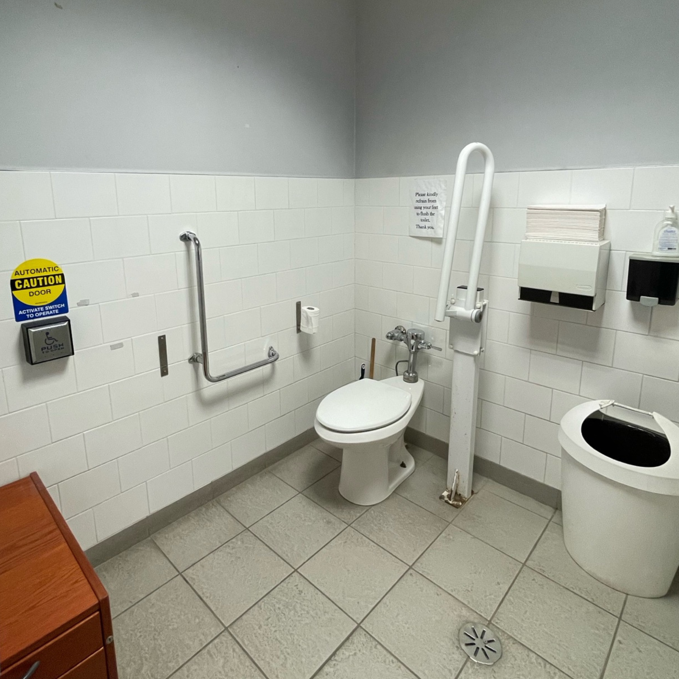 Mississauga location accessible bathroom.