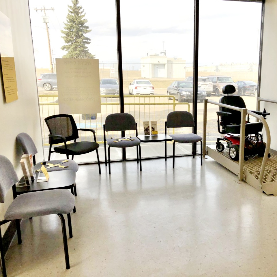 Edmonton waiting area